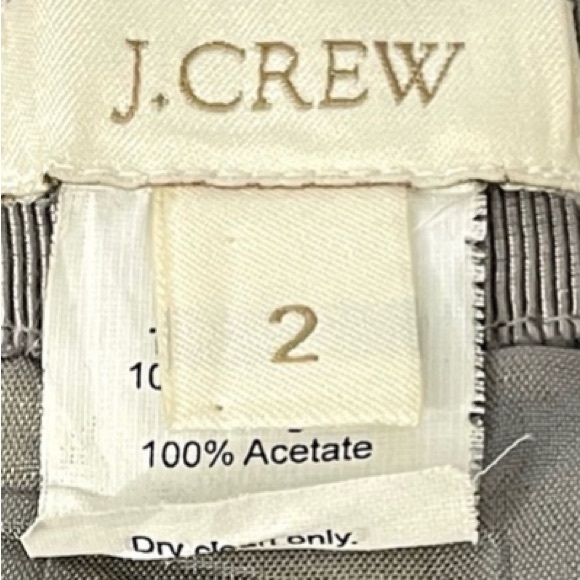 J. Crew Grey Linen Silk Pleated Mini Skirt - Picture 5 of 12